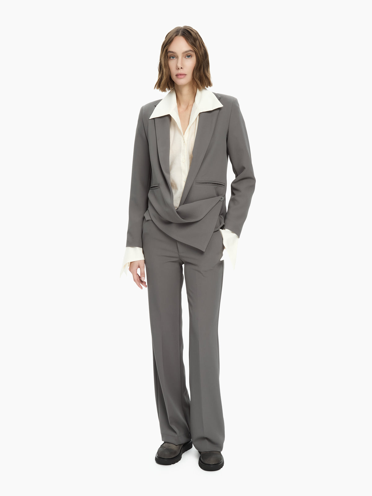 IXOS Pantaloni a gamba dritta GRIGIO