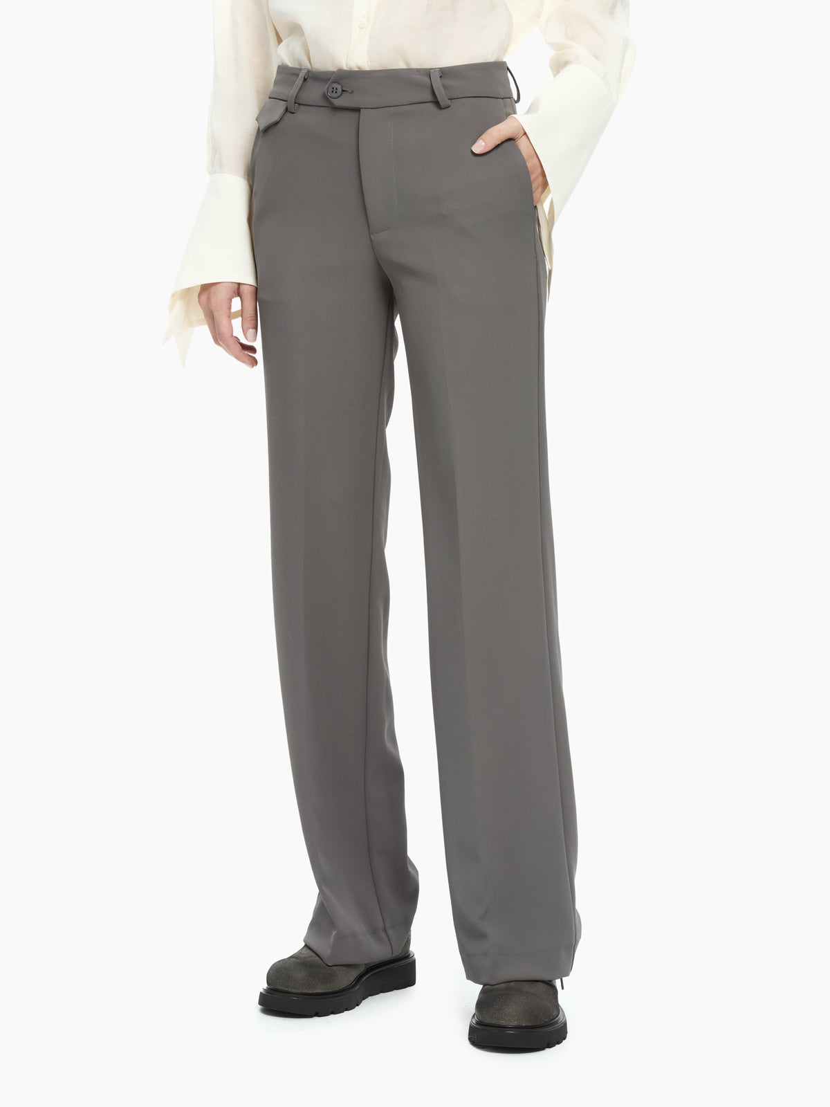 IXOS Pantaloni a gamba dritta GRIGIO