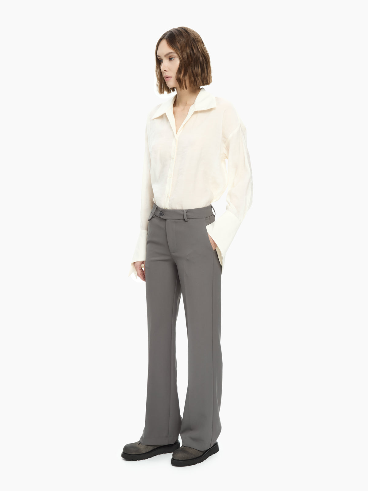 IXOS Pantaloni a gamba dritta GRIGIO