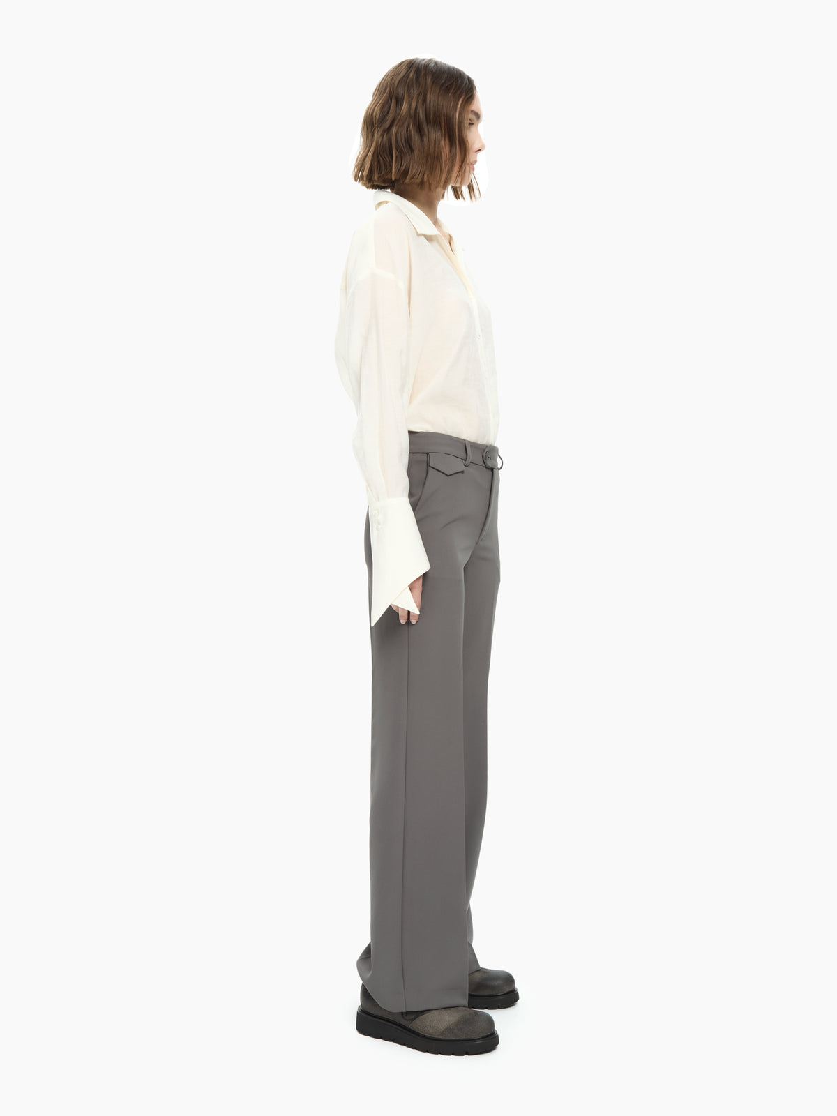 IXOS Pantaloni a gamba dritta GRIGIO