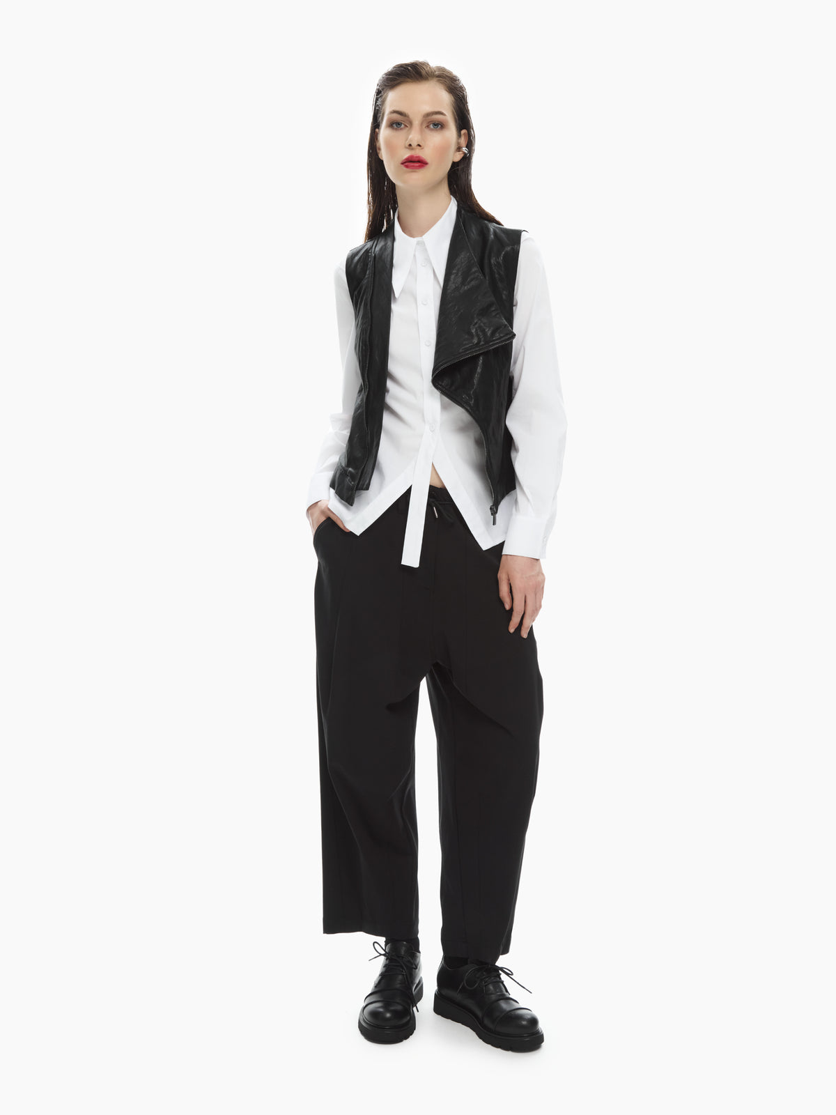 IXOS Pantaloni morbidi con coulisse NERO
