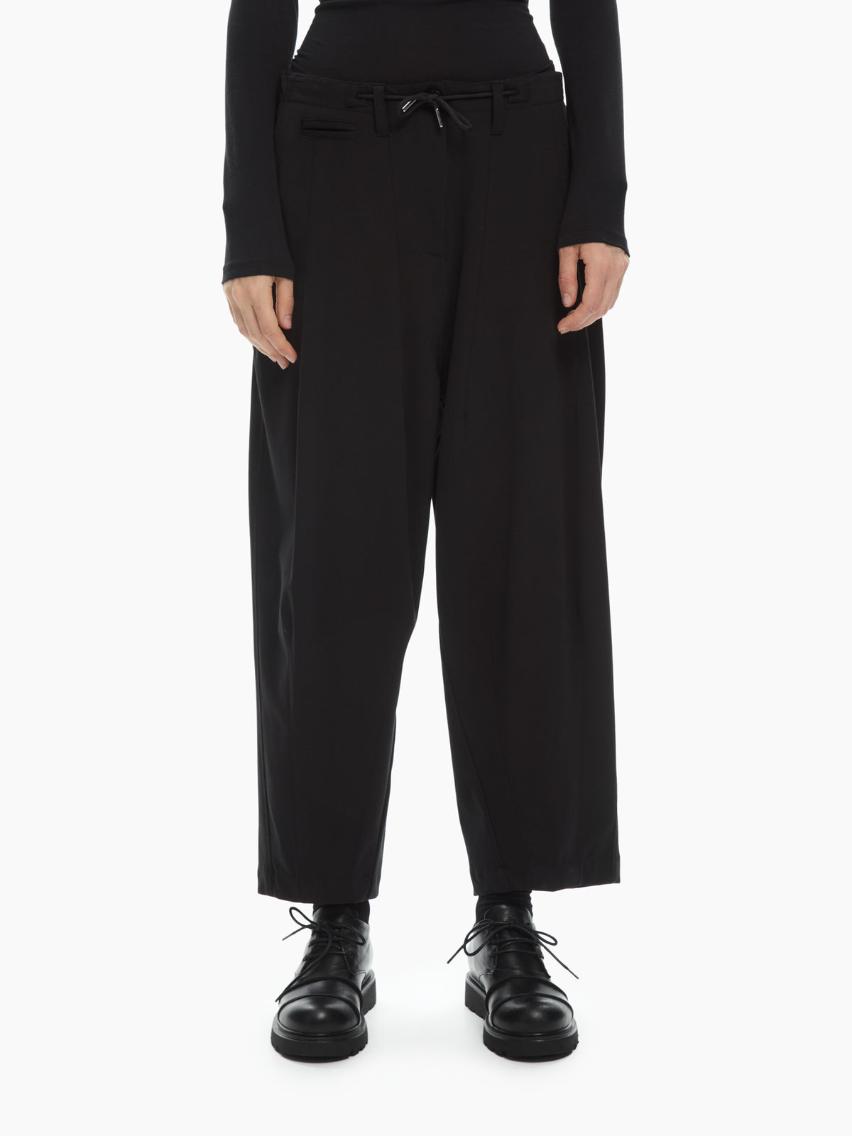 IXOS Pantaloni morbidi con coulisse NERO
