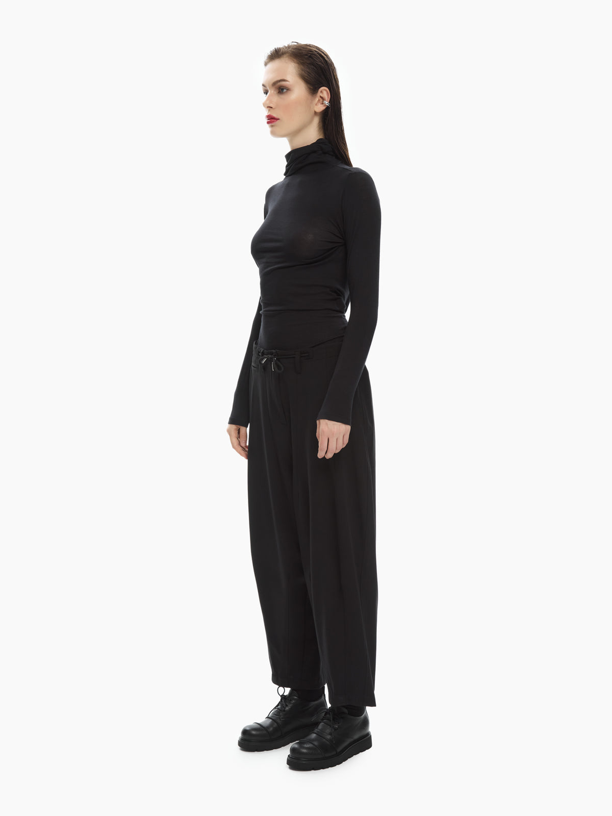 IXOS Pantaloni morbidi con coulisse NERO