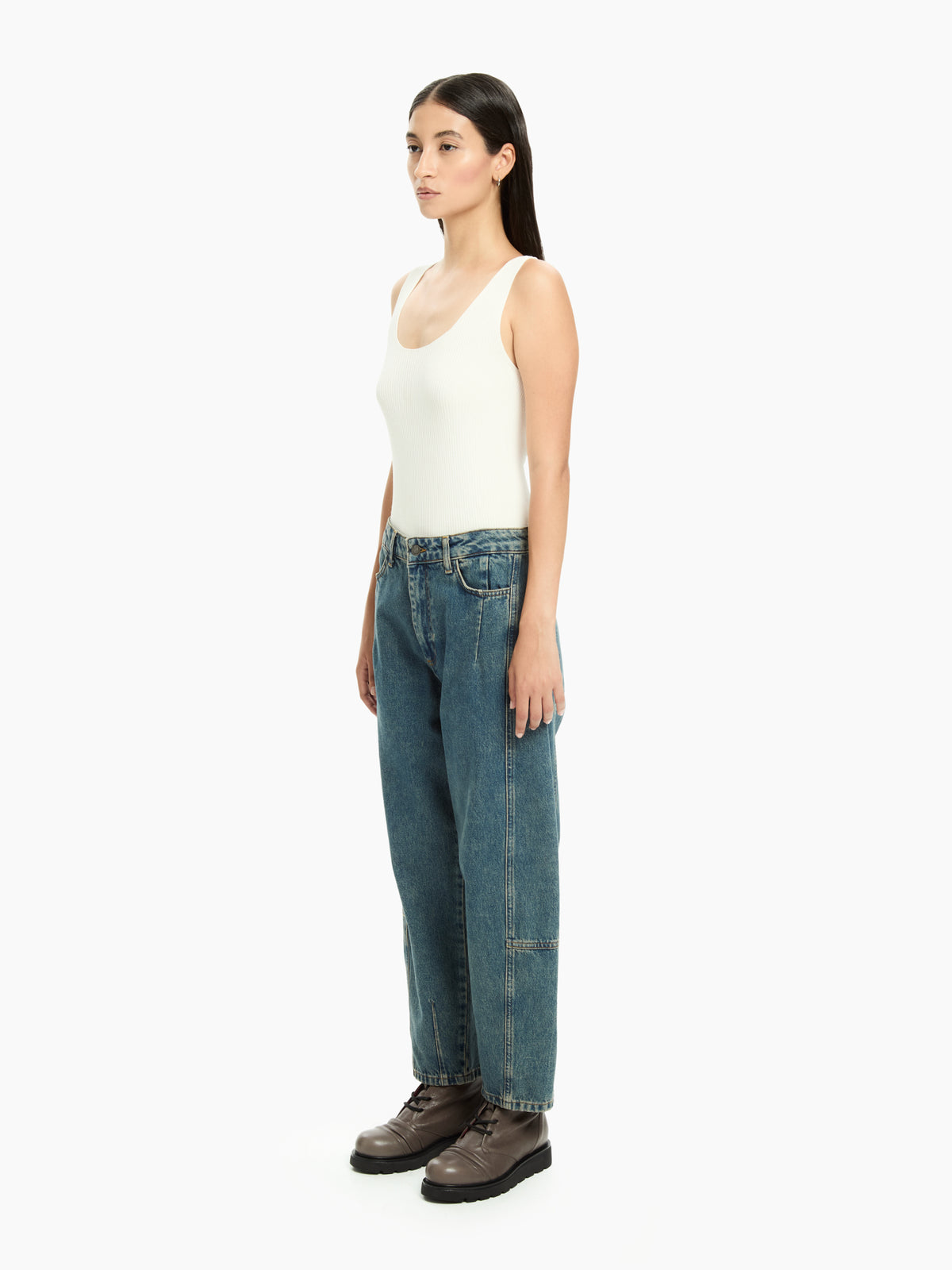 IXOS Jeans balloon con cuciture verticali