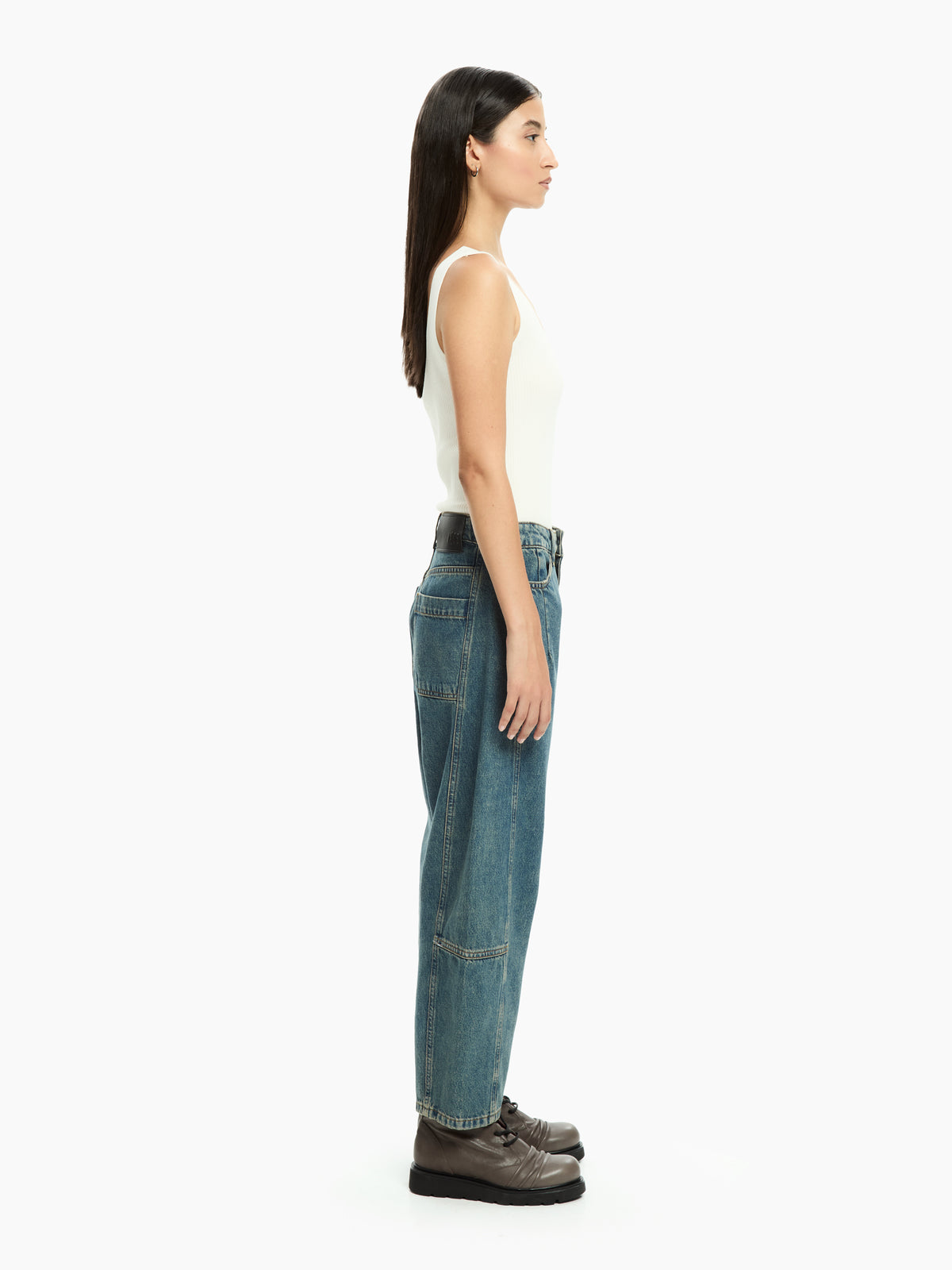 IXOS Jeans balloon con cuciture verticali