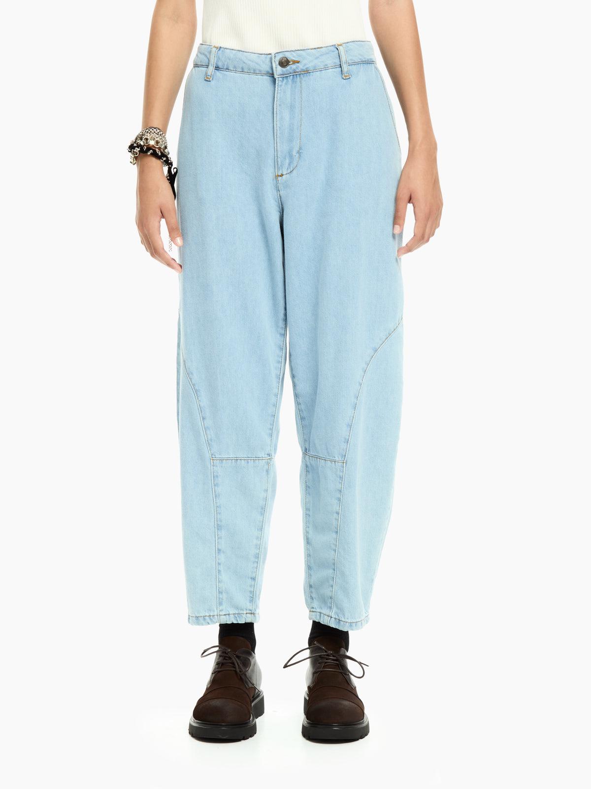 IXOS Jeans carrot in denim washed CELESTE