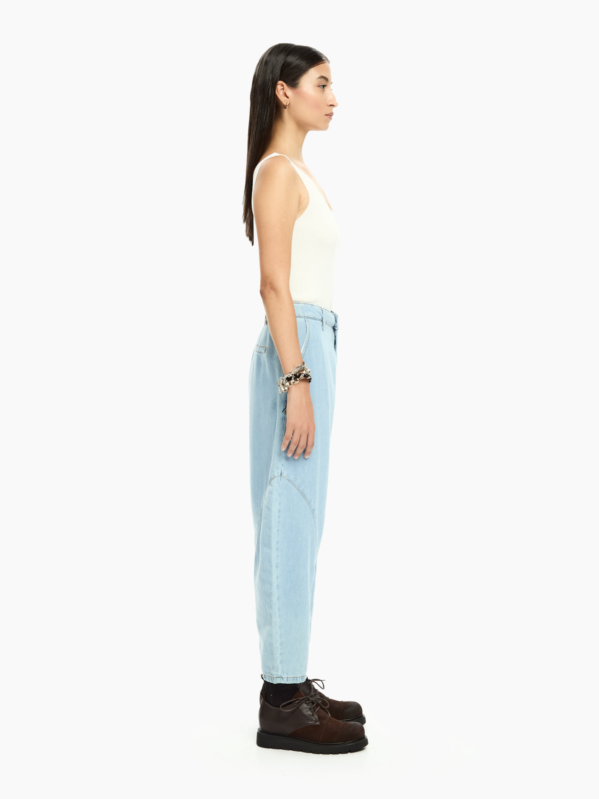 IXOS Jeans carrot in denim washed CELESTE