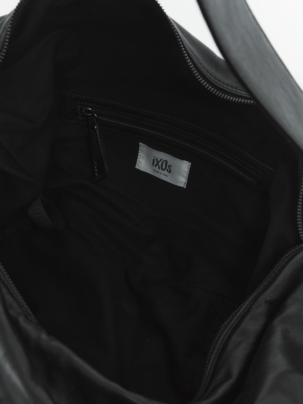 IXOS Borsa hobo asimmetrica NERO