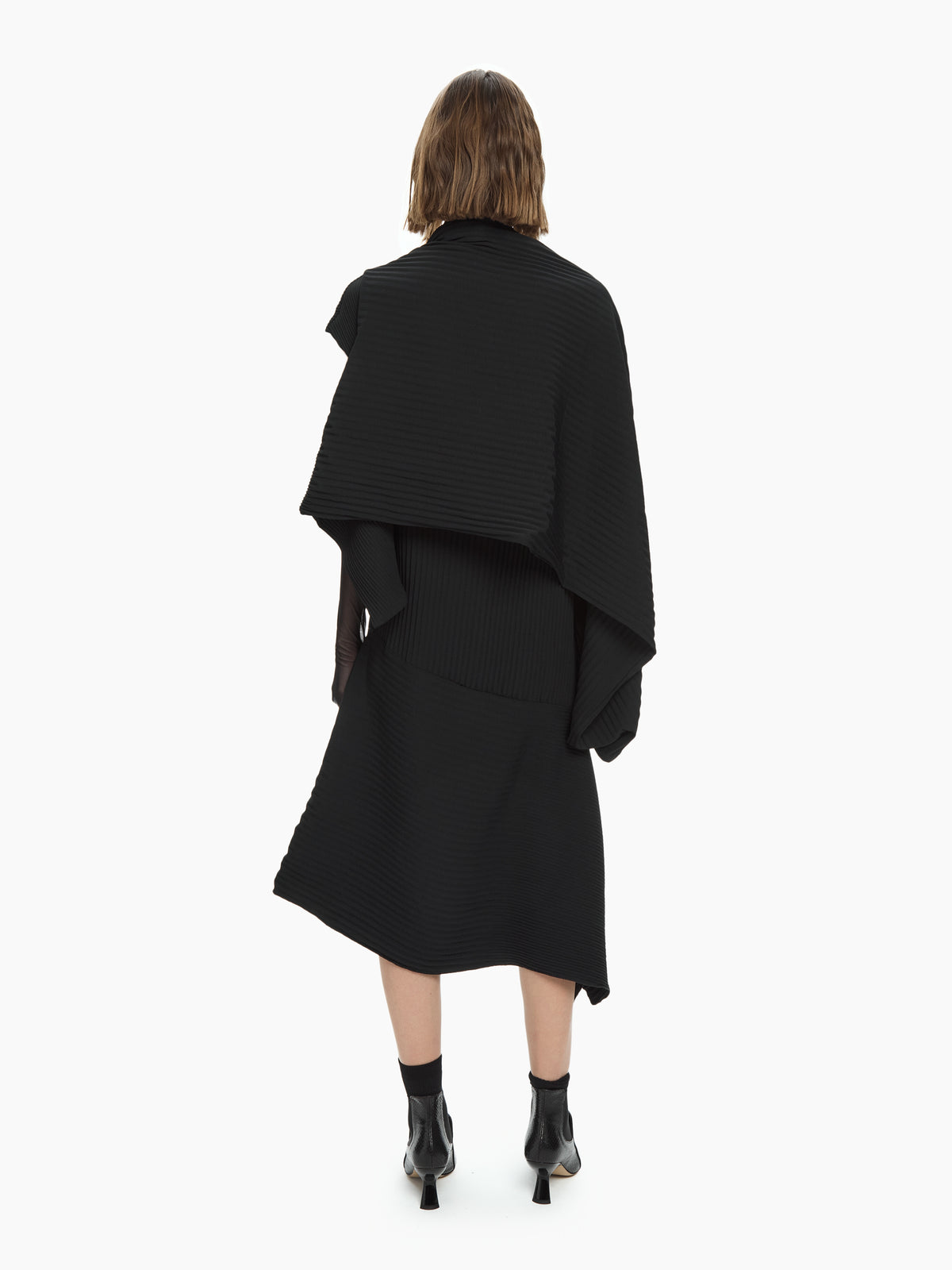 IXOS Mantella plissé NERO