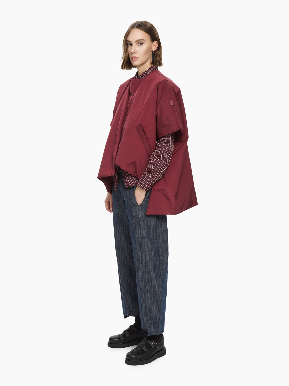 IXOS Giacca imbottita oversize BORDEAUX