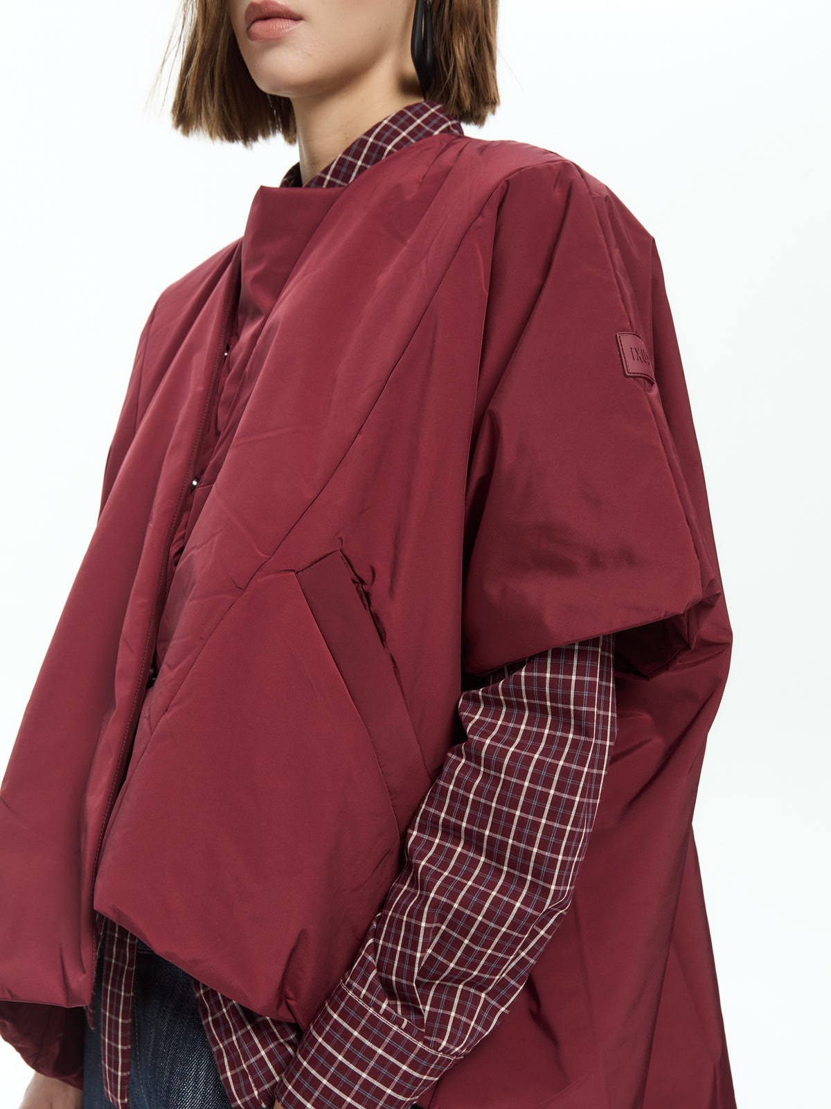 IXOS Giacca imbottita oversize BORDEAUX