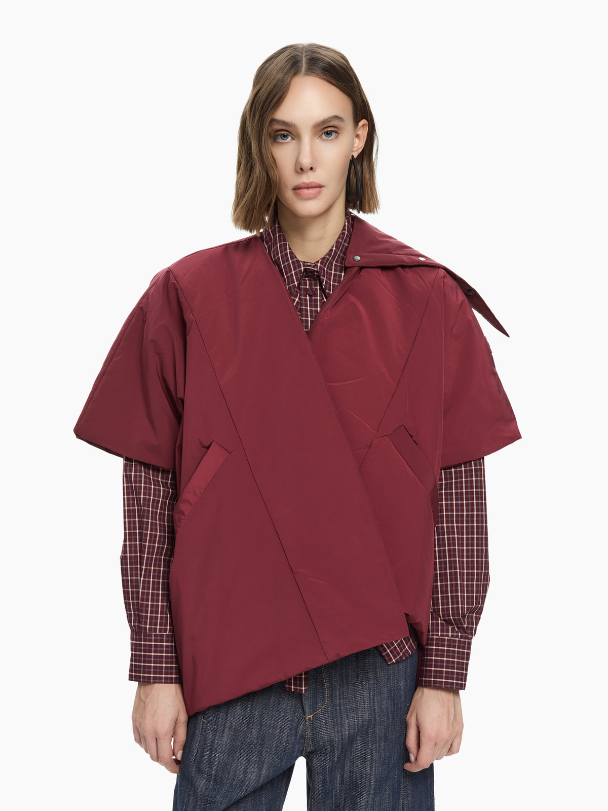 IXOS Giacca imbottita oversize BORDEAUX