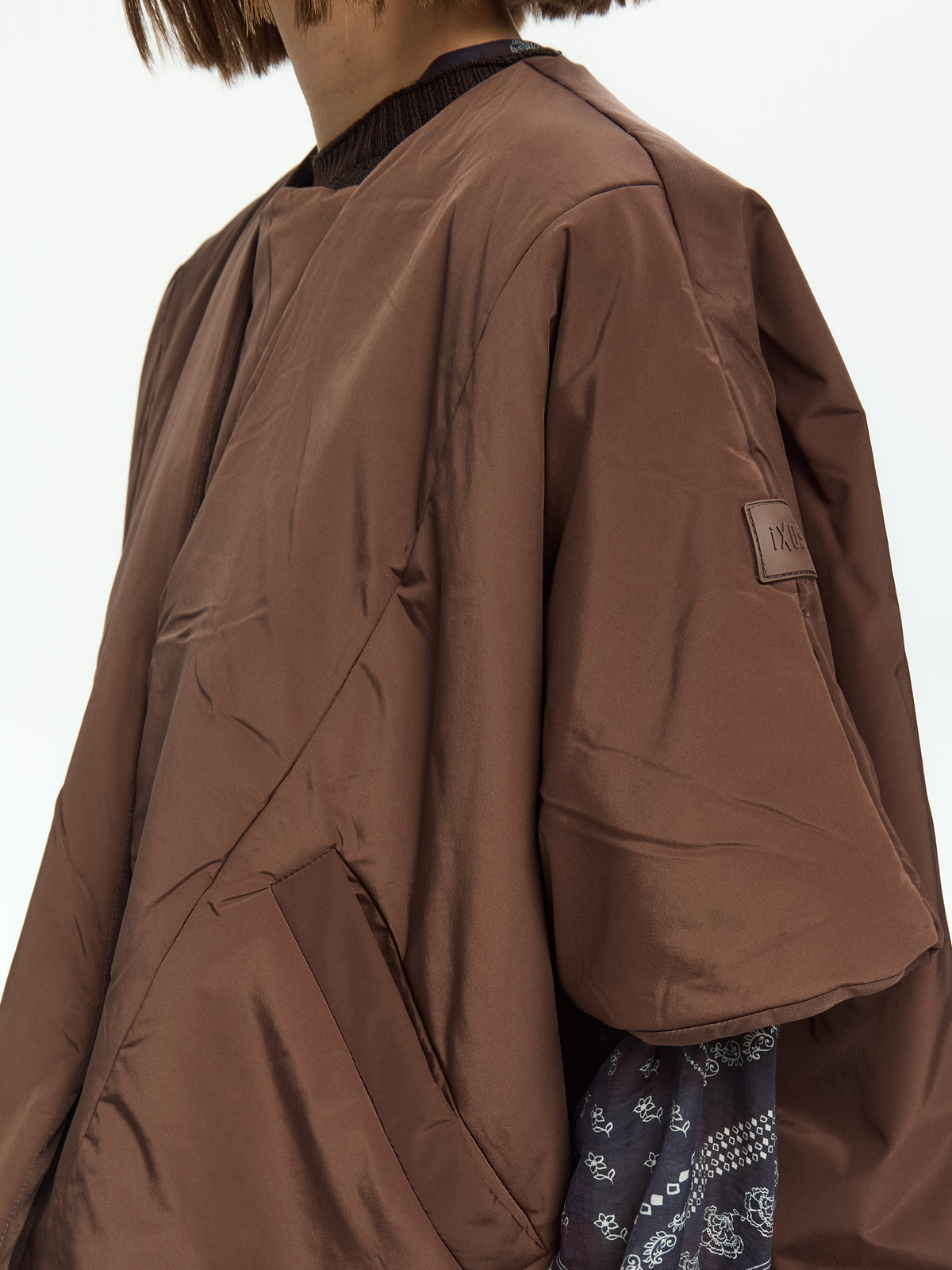 IXOS Giacca imbottita oversize MARRONE