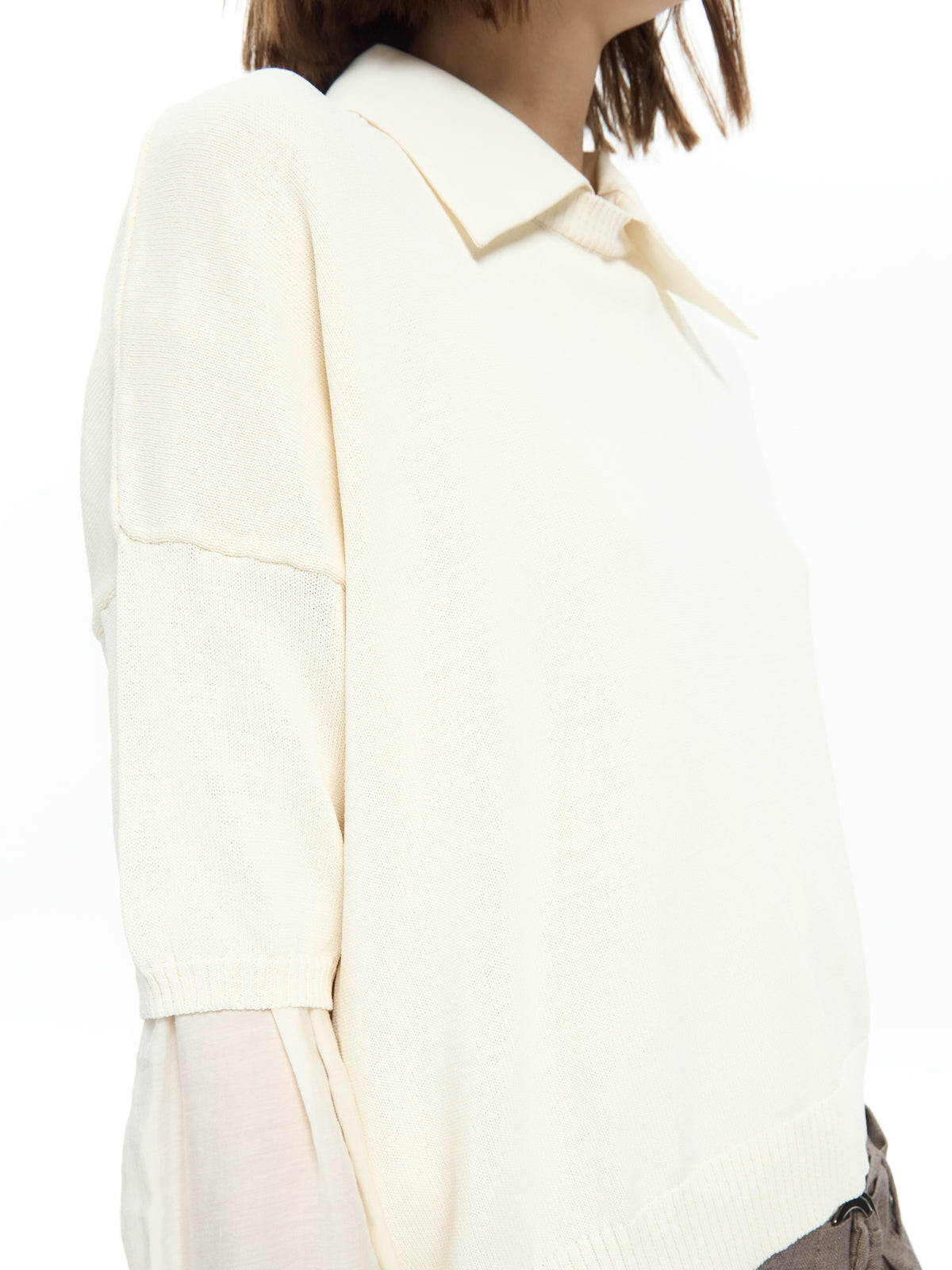 IXOS Maglia con spalla scoperta BIANCO