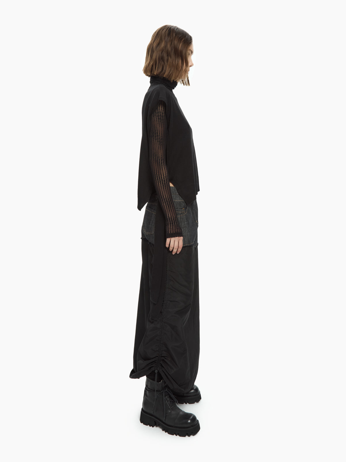 IXOS Maglia con spalla scoperta NERO
