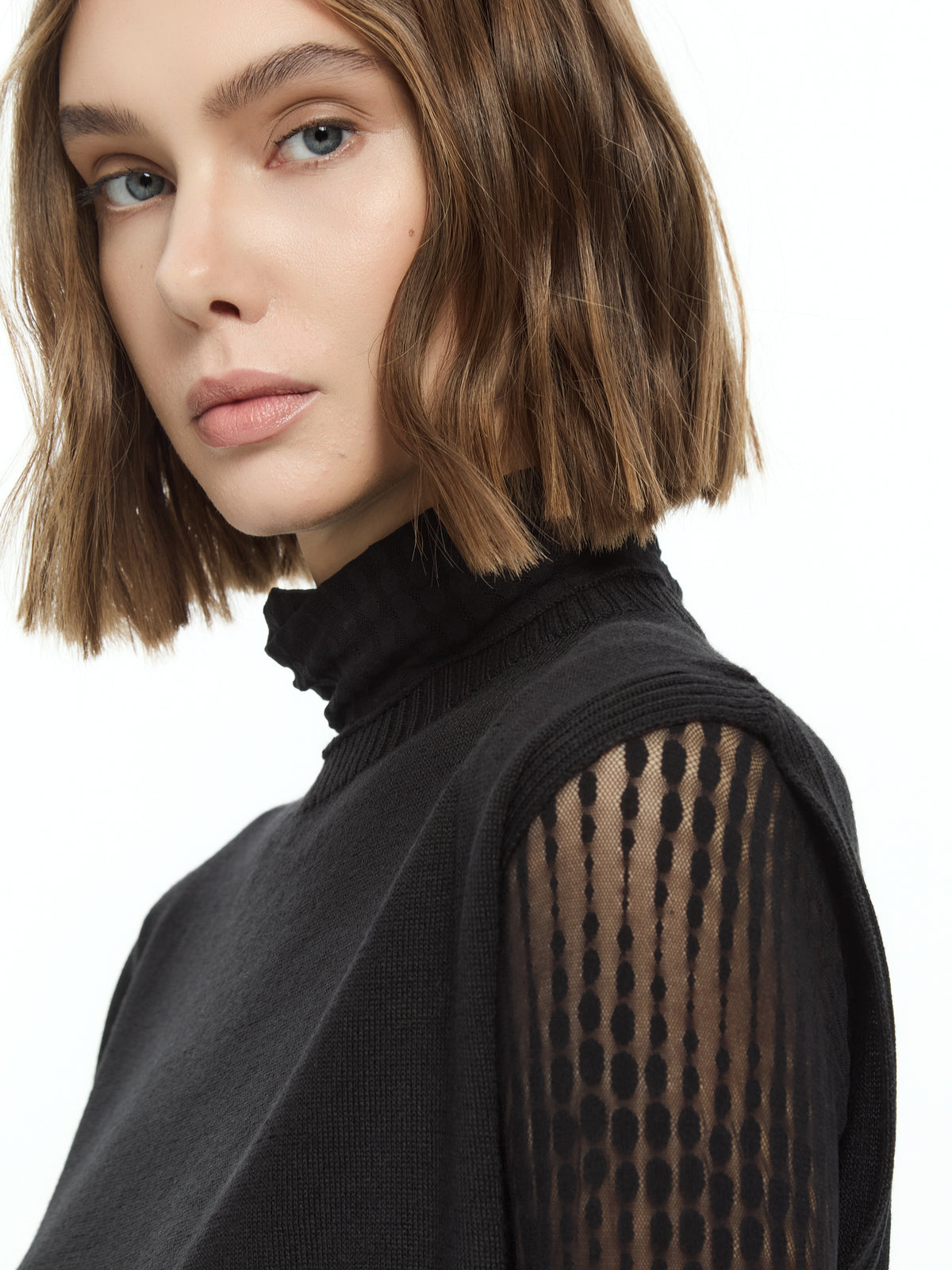 IXOS Maglia con spalla scoperta NERO