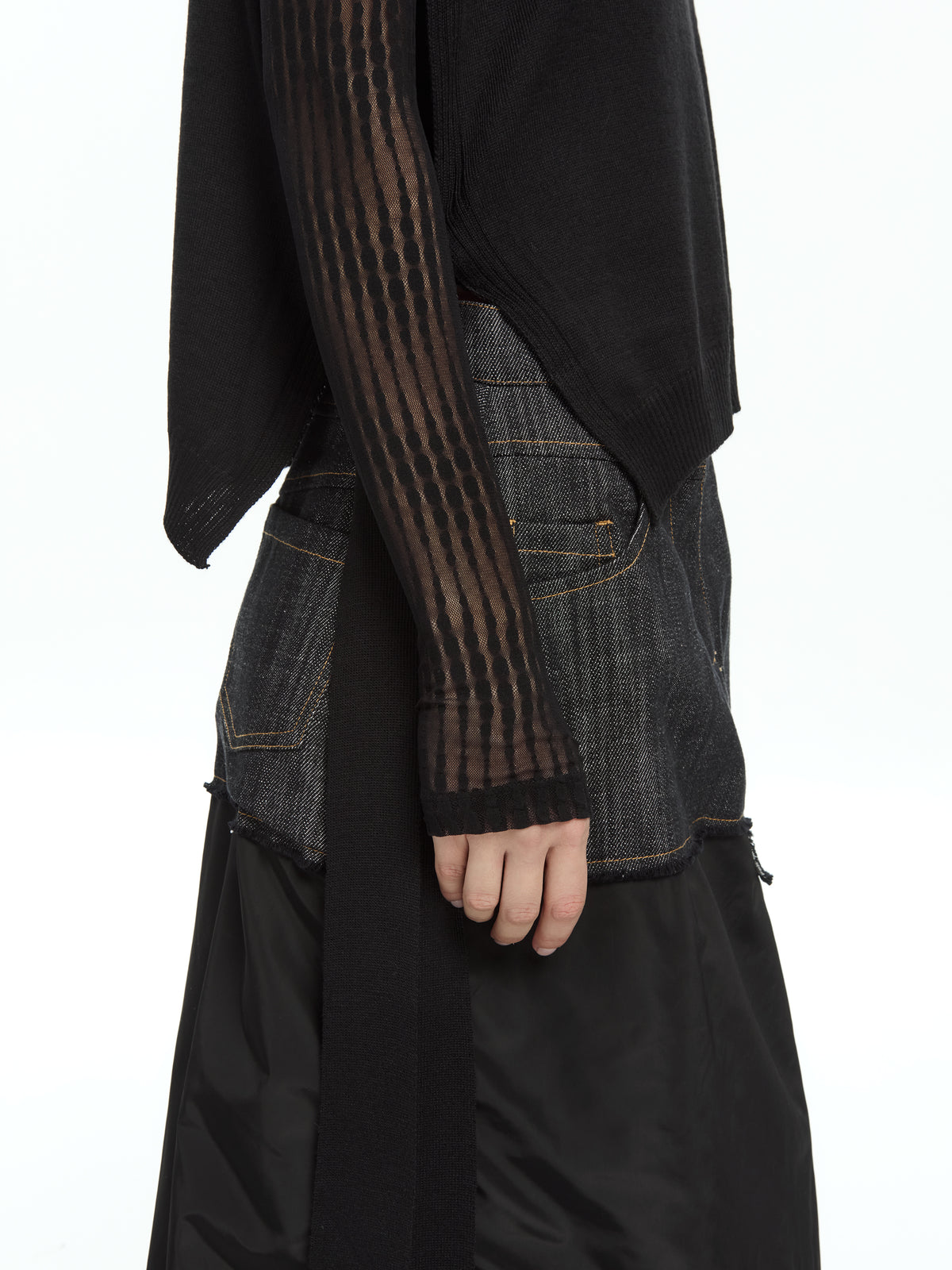 IXOS Maglia con spalla scoperta NERO