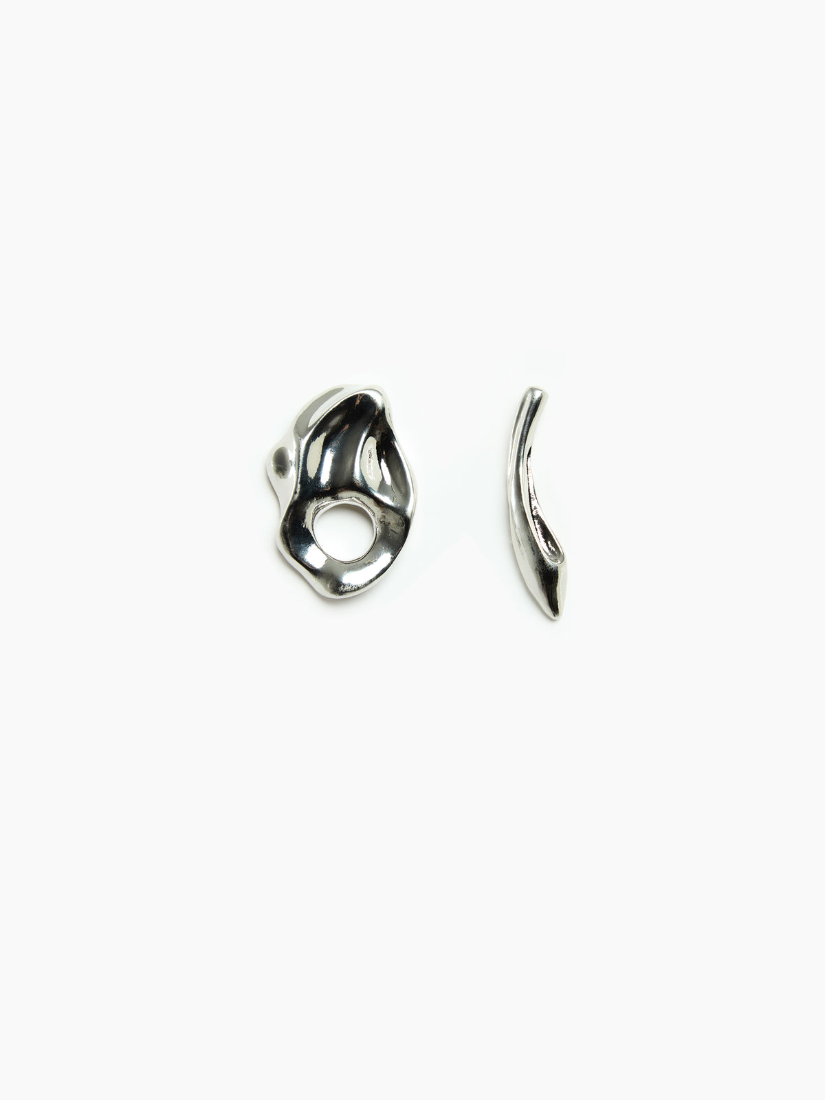 IXOS Orecchini scultorei ARGENTO