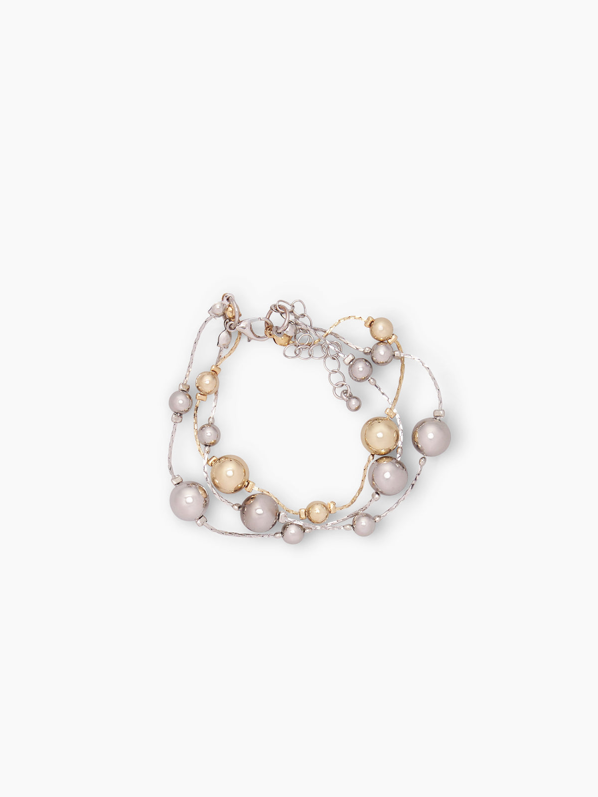 IXOS Bracciale multilayer con sfere ORO