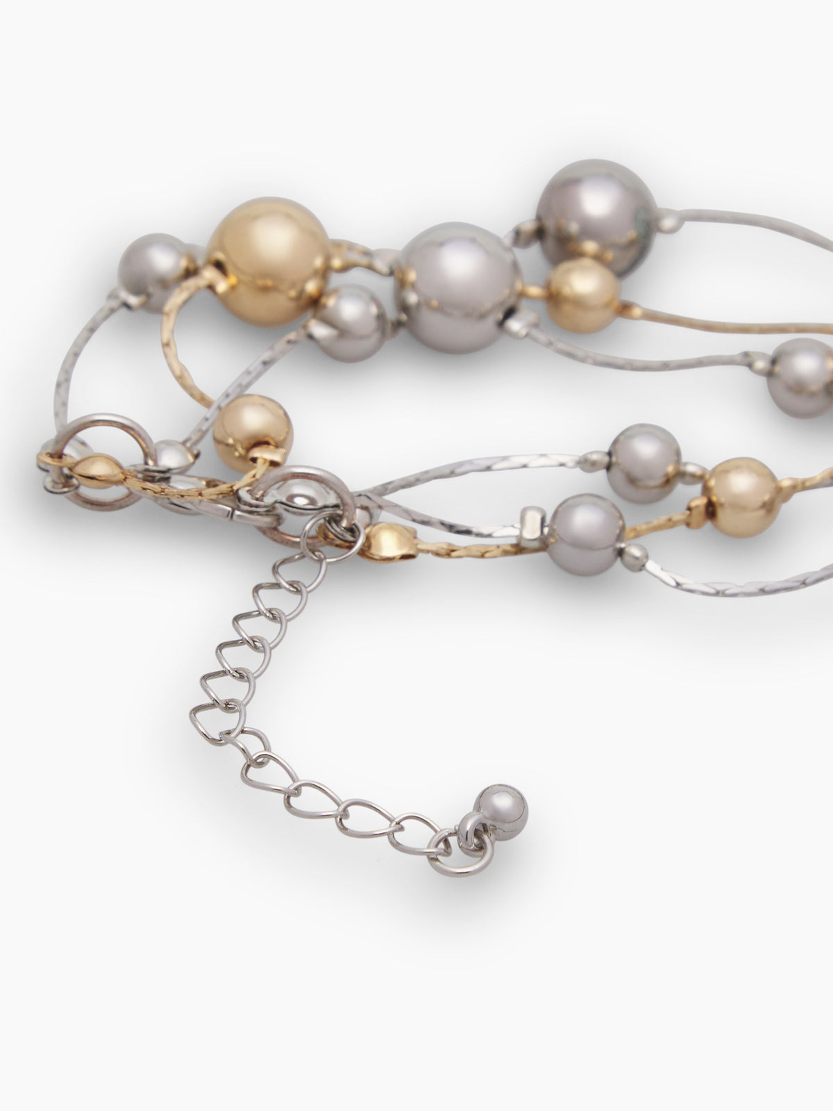IXOS Bracciale multilayer con sfere ORO