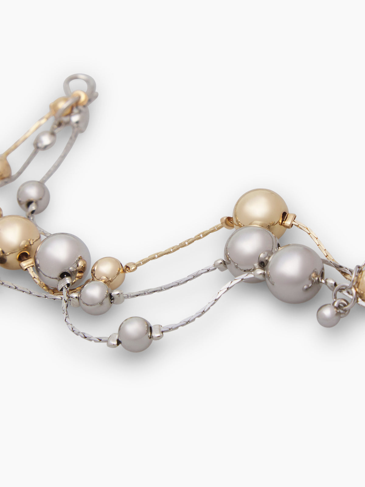 IXOS Bracciale multilayer con sfere ORO